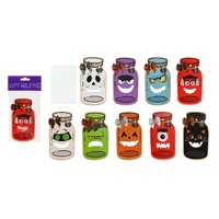 Halloween Treat Bags 15cm 9pk Asst
