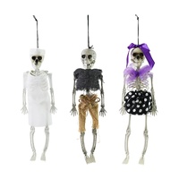Hanging Skeleton 40cm Asst