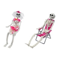 Relaxing Skeleton 19cm Asst