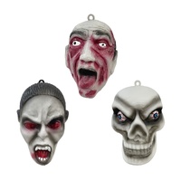Hanging Monster Head 15.25cm Asst