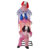 Animated Evil Clown Trio 2m