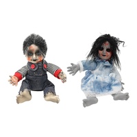 Animated Possessed Doll 30cm Asst