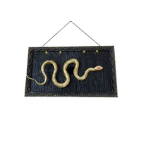 Animated Plaque With Moving Snake 47cm