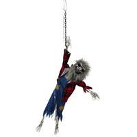 Animated Hanging Werewolf Skeleton 90cm