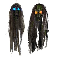 Light Up Moss Skull Demon 1m Asst