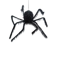 Animated Black Spider 2m