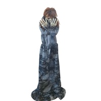 Animated Standing Bewitched Skeleton Girl 1.5m