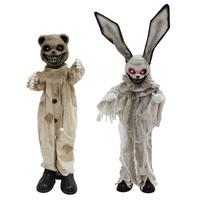 Animated Standing Horror Animal 83cm Asst