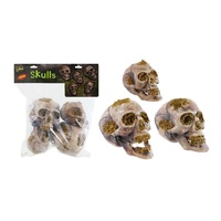 Mossy Skull 40cm 4pk