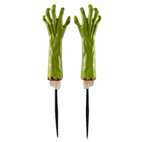 Severed Zombie Arm Yard Stake 61cm 2pc