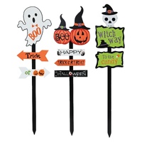 Playful Road Signs Yard Stakes 72cm Asst