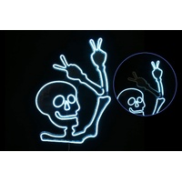 Neon Flex Skull Flash Hands 56cm