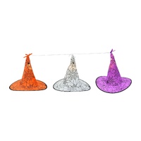 Witchy Web Hat Garland 3pk 90cm