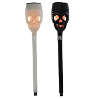 Spooky Skull Stake 40cm Asst