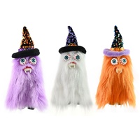 Fuzzy Plush Witch Monster 25cm Asst