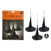 Hanging Witch Hat 8pk