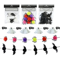 Pom Pom Garland 1.8m Asst
