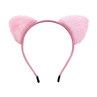Pink Cat Ears Headband