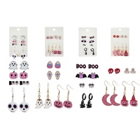 Spooky Earrings 4pk Asst