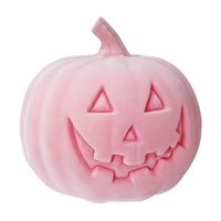 Flocked Pumpkin 21.5cm Asst