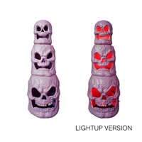 Stackable Pink Skulls 3pk 58cm