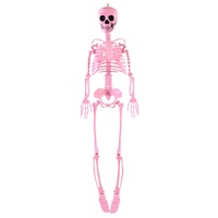 Hanging Pink Skeleton 1m