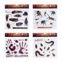 Ghoulish Window Stickers Asst