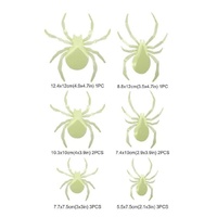 G.I.D Spiders Wall Sticker 12pk Asst