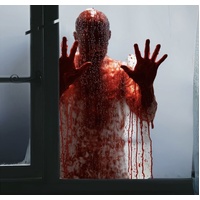 Bloody Zombie Window Decal