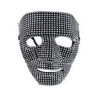 Rhinestone Mimer Mask
