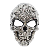 Rhinestone Skull Mask