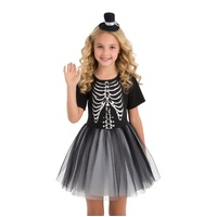 Costume Ghostly Glam Skeleton Kids