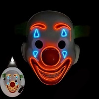 Stitched Clown Light Up Mask