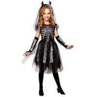 Costume Black Skeleton Bride Kids