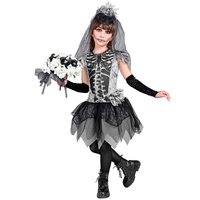 Costume Black Skeleton Bride Kids