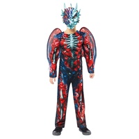Costume Blood Fire Dragon Skeleton Kids