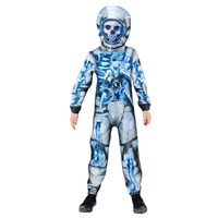 Costume Blue Frost Space Explorer Skeleton Kids