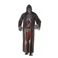 Costume Crimson Core Skeleton Reaper Adults