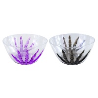 Skeleton Clear Hand Bowl 14.5cm Asst