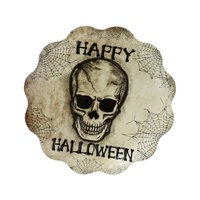 Spooky Skull Web Plate 36cm
