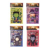 Monster Mash Mix-and-Match Stickers Asst