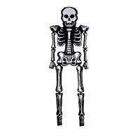 Giant Skeleton Foil Balloon 2.5m