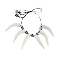 Skull and Bone Necklace 20cm