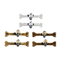 Skull and Bone Hair Clip Asst