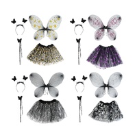 Dark Butterfly Tutu Set Asst