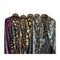 Metallic Cape Adults Asst