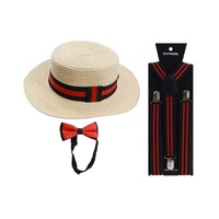 Classic Boater Suspenders Set