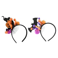 Halloween Glitter Headband Asst