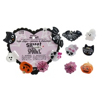 Halloween Mini Claw Clips 6pk Asst