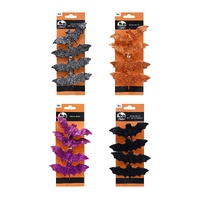 Glitter Bat Clip Asst